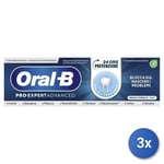 3x Oral-B Toothpaste 75 Ml. Advanced Deep Cleaning