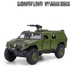 1:24 Jeepar Refit Legering Pansarbil Modell Diecast Toy Terrängfordon Tank Modell Metall Polis Explosionssäker Bil Barnpresent