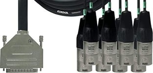 CORDIAL CABLES Câble interface sub-D/8 XLR mâles 3 m CÂBLES NUMÉRIQUES Multipaires Studio Brochage Tascam