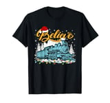 Christmas North Pole Polar Express All Abroad Xmas Santa T-Shirt