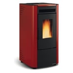 Extraflame 1288501 Poêle À Granulés 6,5kW KETTY 5.0 Bordeaux 5 Étoiles