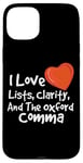 iPhone 15 Plus Oxford Comma Grammar Geek Funny Grammar English Teacher Case