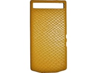 Blackberry Porsche Design Leather Battery Door Cover P9982 Python Yellow