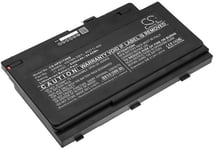 Kompatibelt med HP ZBook 17 G4(Y6K23EA), 11.4V, 8300 mAh