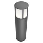 Philips - Luminaire extérieur - Borne Stock anthracite 1x6W 230V