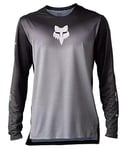 Fox Racing Flexair LS Jersey, Novah-Gris Acier, S Homme