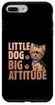 Coque pour iPhone 7 Plus/8 Plus Little Dog Big Attitude Yorkshire Terrier Yorkshire Yorkie Dog