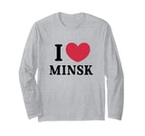 I Love Minsk Long Sleeve T-Shirt