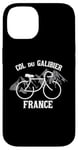 Coque pour iPhone 14 Biking Col du Galibier France graphique