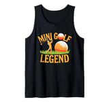 Retro Mini Golf Champion Funny mini Golfer Sport Tank Top