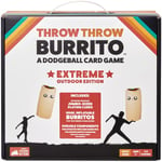 Throw Throw Burrito Extreme Outdoor Edition by Exploding Kittens - 2-6 Players - Ages 7+ - 15 Minutes to Play - Jumbo Dodgeball Card Game - Party Game, Family Game Night, Kid and Adult Card Game