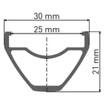 Dt Swiss E 512 27.5´´ 25 Db Vi Disc Tubeless Mtb Fälg