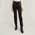 Biker Skinny Cargo Pants - Black - Women