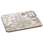 ENGLAND VINTAGE MAP PC COMPUTER MOUSE MAT PAD - Old English World UK