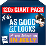 Felix As Good As It Looks Mixed Cat Food 120x100g