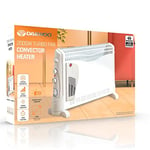 Daewoo Convector Heater with Turbo Function, 2000 Watt, White