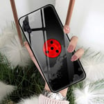 Anime Naruto Sasuke Akatsuki Itachi Hokage Tempered Glass Phone Case for Xiaomi Redmi Note 5 6 7 8 Pro 8T K20 K30 9 10X 5G Phone Covers (5, Redmi K20)