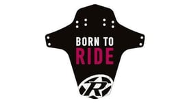 Reverse garde boue   born to ride   noir rose