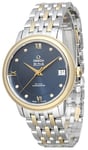 Omega 424.20.33.20.53.002 De Ville Prestige Co-Axial 32.7mm Blå/18 karat ggult