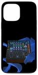 Coque pour iPhone 13 Pro Max Disc Jockey Space Age Console de mixage audio Mix DJ