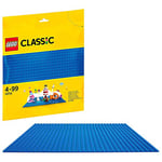 LEGO 10714 Classic La Plaque de Base Bleue, 32x32, Jouet de Construction, Construire et Exposer, Collection, Paysage Mers, Océans, Éducatif, Créatif