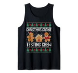 Christmas cookie testing crew, cookie eater gingerbread man Tank Top