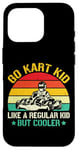 iPhone 16 Pro Funny Go Kart Racing Kids Boy Girl Karting Go Kart Racer Case