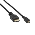 1.5 metre Premium Micro HDMI to HDMI Cable for Microsoft Surface RT Digital HDTV