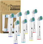 JJPRIME - Toothbrush Replacement Electric Tooth Brush Heads Spare Brushes Compa