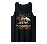 And Into The Forest I Go To Lose My Mind Camping Bear Tank Top