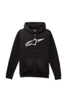 Alpinestars Agele Zip V3 Hoodie med Dragkedja Svart-Vit