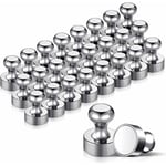 24PCS Magnet Métalliques Aimant Puissant 12x16mm - Aimants en Acier Inoxydable Aimants Frigo pour Tableau D'affichage, Réfrigérateur etc. - avec