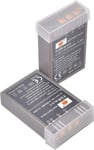 BLS-5 Lot de 2 batteries Li-ion rechargeables compatibles avec Olympus E-400 E-410 E-420 E-450 E-600 E-620 E-P1 E-P2 E-P3