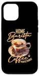 Coque pour iPhone 12/12 Pro Accueil Barista Café Perfectionniste Petit-Déjeuner Matin