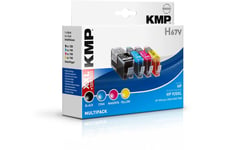 KMP MULTIPACK H67V - 4 pakker - Størrelse XXL - sort, gul, cyan, magenta - kompatibel - blækpatron (alternativ til: HP 920XL, HP C2N92AE, HP CD972AE, HP CD973AE, HP CD974AE, HP CD975AE)