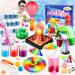 Gontence 120+ Experiences Scientifiques Enfants, Kits éDucatifs de Sciences, Kit Scientifique Enfant, Cadeau Fille Garcon 6 7 8 9 10 11 12 Ans, Jouet Chimie Enfant