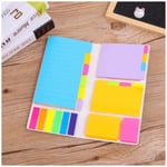 Post-it-set, post-it-etiketter, 410 stycken, separata post-it-lappar, skolmaterial, kontorsmaterial, planerings-post-it-lappar, post-it-etikettdelare,