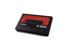 CoolBox SlimChase R-2533, HDD- / SSD kabinett, 2.5", Serial ATA III, 5 Gbit/s, USB-anslutning, Svart, Röd