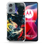 Cokitec Coque Renforcée pour Motorola G24 4G Manga Boruto Eclair