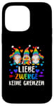 Coque pour iPhone 14 Pro Max LGBT Pride,Nains de jardin, Arc-en-ciel, allemand