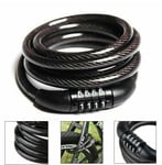 Combination Number Code Bike Bicycle Cycle Lock 12mm x 0.9m Steel Cable Chain