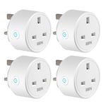 HBN Smart Plug WiFi Socket Work with Alexa Echo and Google Home, Smart Timer No