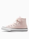 Converse Kids Pink Swan Chuck Taylor All Star 1v Trainers, Pink, Size 1 Older