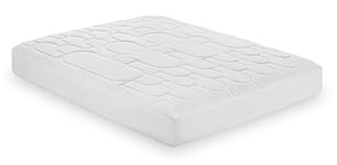 Fabe | Protège-Matelas Double thermorégulateur Outlast à Capuche, Housse de Matelas Double Confortable, matériau à Changement de Phase, élastique périphérique et sur Coins, 180 x 195 cm