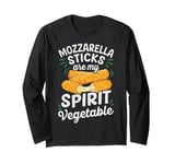 Mozzarella Stick Cheese Design for a Mozzarella stick fan Long Sleeve T-Shirt