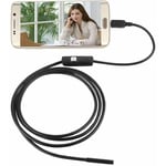 Vuszr - Cordon souple de 5,5 mm à 2 m usb Endoscope, caméra hd 2 en 1 usb Inspection Caméra endoscope pour Android