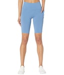 Skechers Women's Gowalk High Waisted 10" Bike Short, Serenity Blue, M