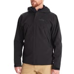 Marmot Homme Precip Eco Pro Jacket, Veste Imperméable, Veste de Pluie Légère à Capuche, Imperméable Coupe-Vent, Coupe-Vent Respirant, Adapté pour la Course à Pied et la Randonnée, Black, M