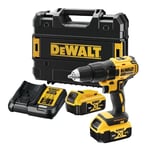 Perceuse visseuse 18V 13 mm DEWALT DCD777M2T-QW -2 batteries Li-Ion 4.0 Ah + chargeur en coffret T-Stak