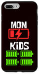 iPhone 7 Plus/8 Plus Low Battery Mom of 4 Kids Funny Mother of 4 Kids Mothers Day Case